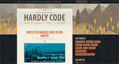 Desktop Screenshot of blog.hardlycode.com