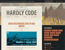 Tablet Screenshot of blog.hardlycode.com